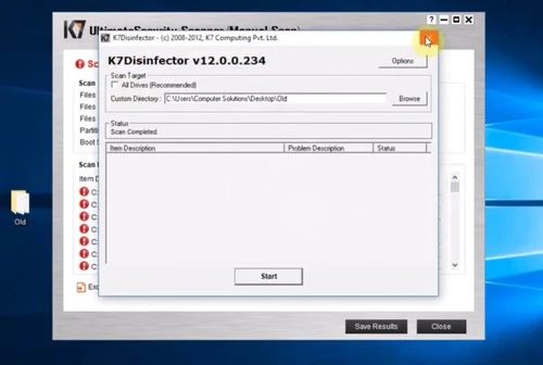 k7 ultimate security disinfector